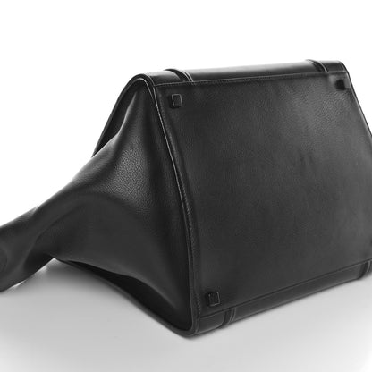 Celine Grained Calfskin Medium Phantom Luggage Black 11 of 12