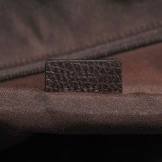 Crystal Monogram Large Tote Dark Brown