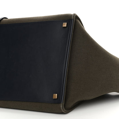 Celine Cotton Canvas Medium Phantom Luggage Olive 6 of 14