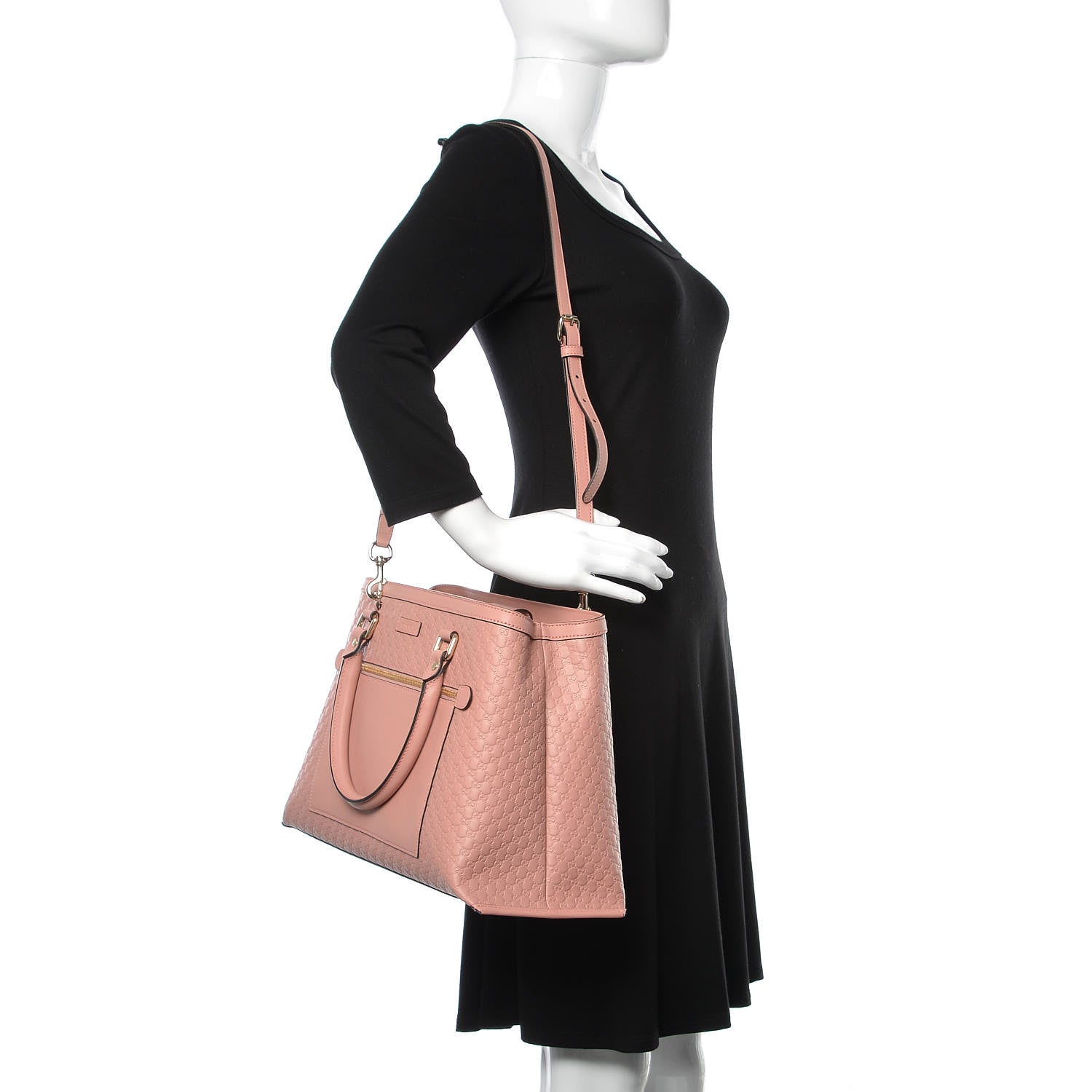 Gucci Soft Microguccissima Medium Tote Soft Pink 2 of 10