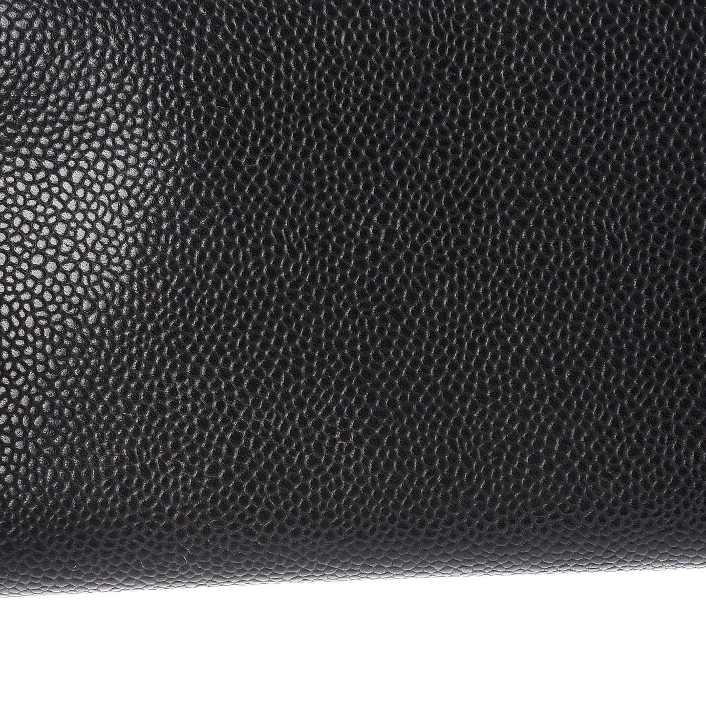 Caviar Large Timeless CC Zip Around Wallet Black