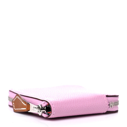 Hermes Epsom Silk'in Coin Purse Mauve Sylvestre 4 of 7