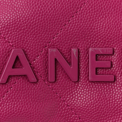 Chanel Shiny Caviar Quilted Monochrome Mini Chanel 22 Fuchsia 11 of 11