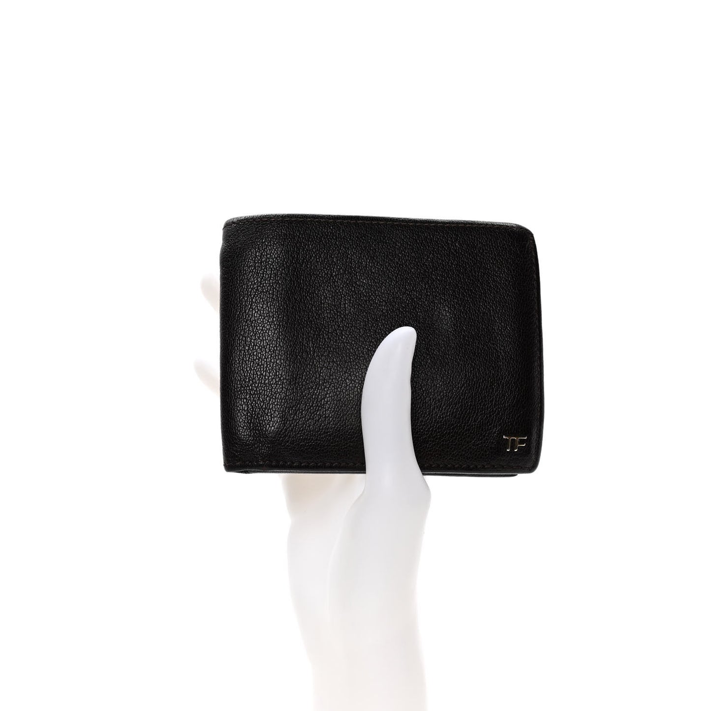 Goatskin Bi-Fold Wallet Dark Brown