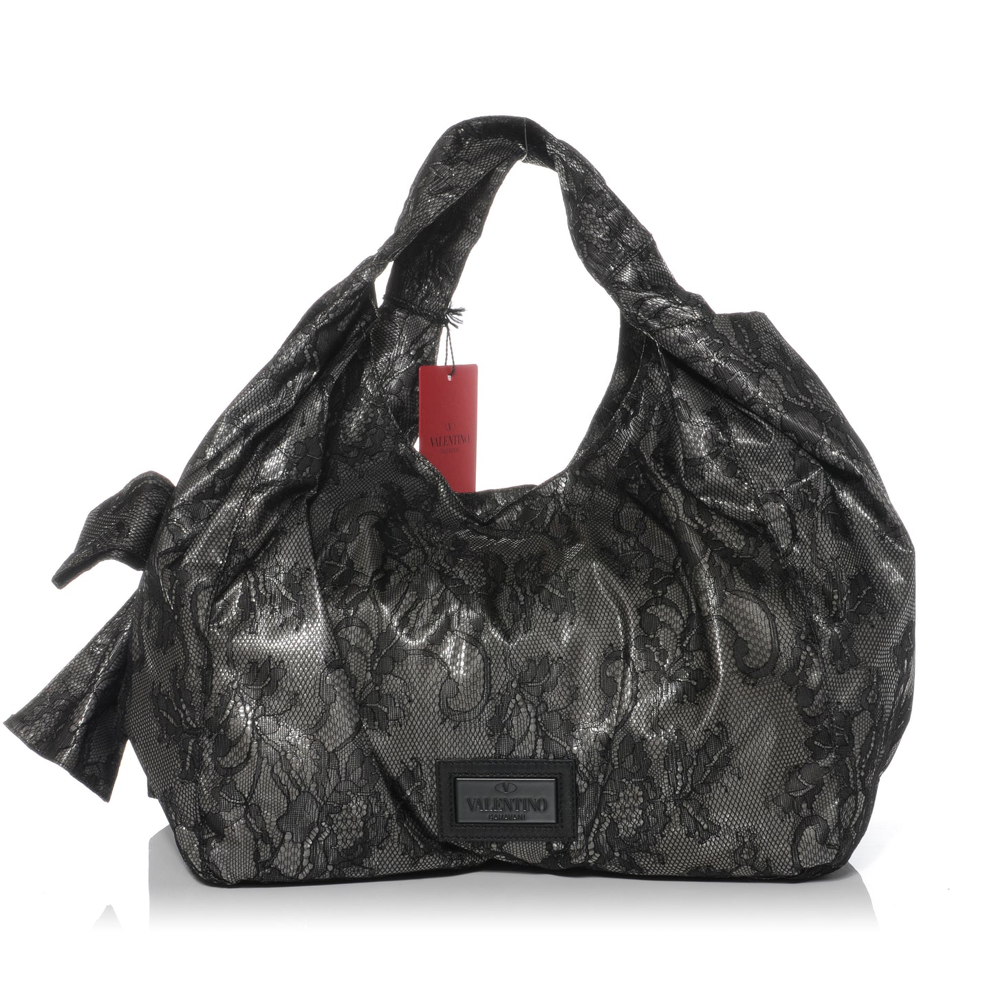 Day Lace Large Nuage Bow Hobo Black