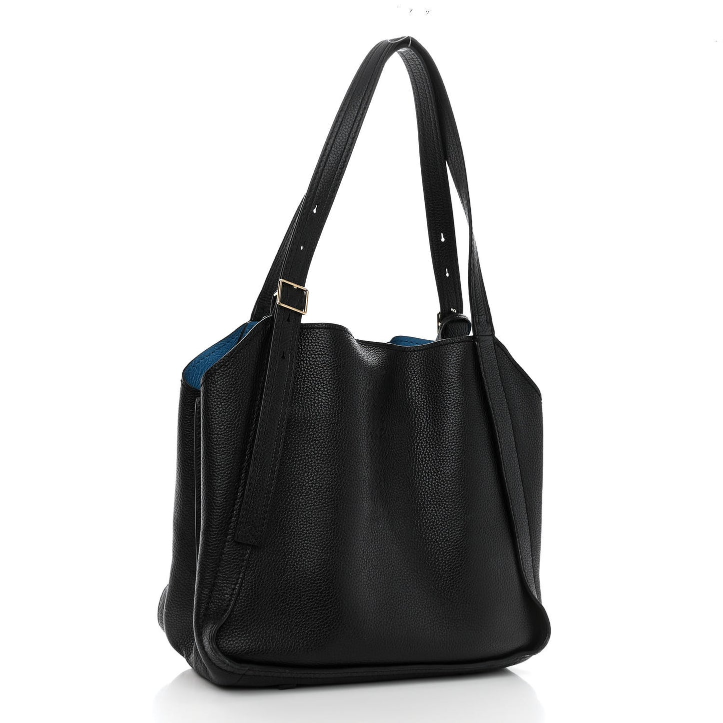 Grained Calfskin The Director Tote Black