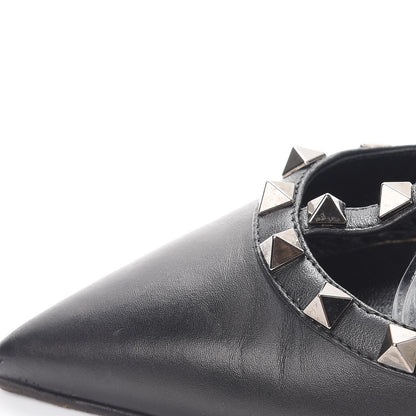 Valentino Garavani Nappa Rockstud Ankle Strap Pumps 38 Black 10 of 20