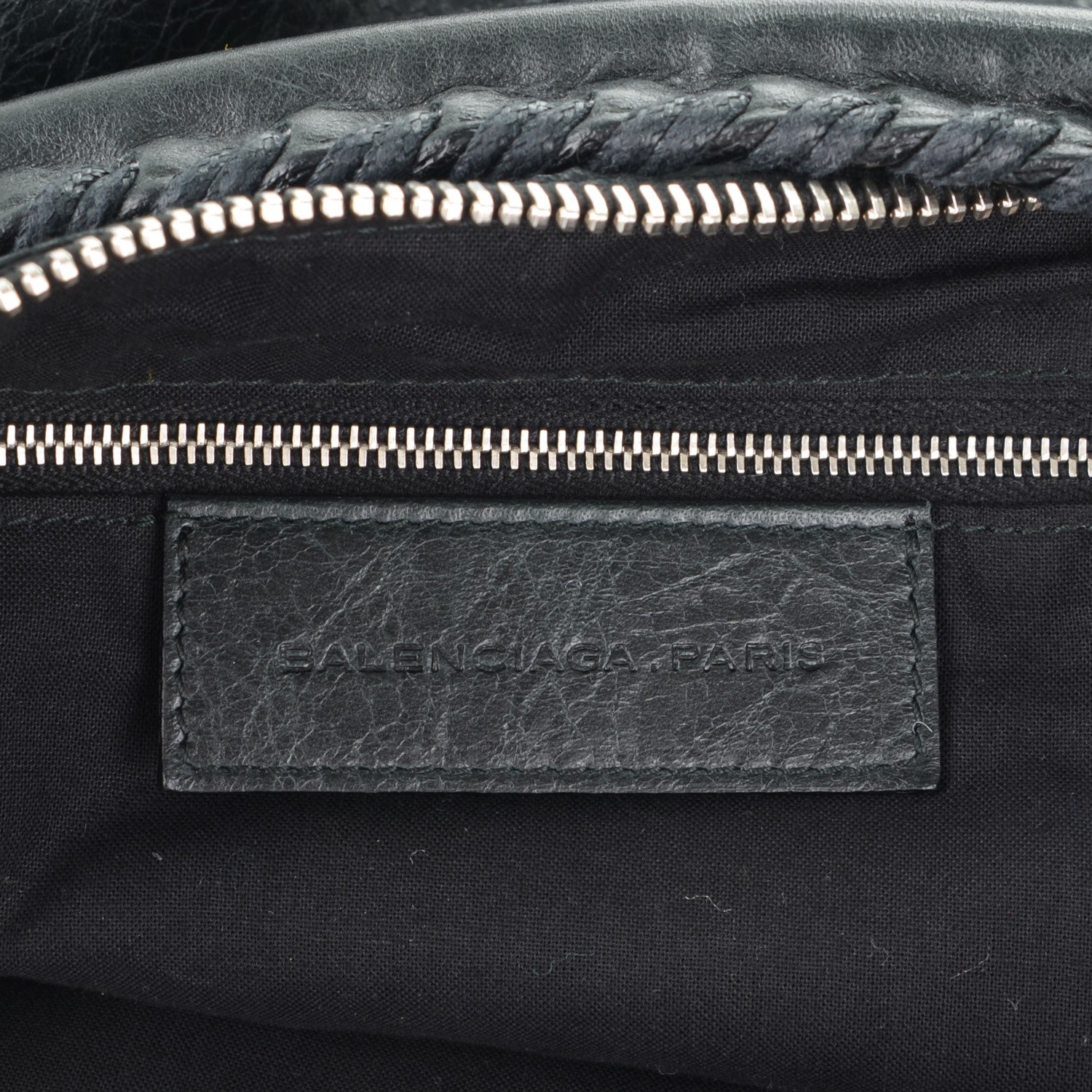 Balenciaga Agneau Giant Brogues Hardware Day Hobo Black 6 of 7