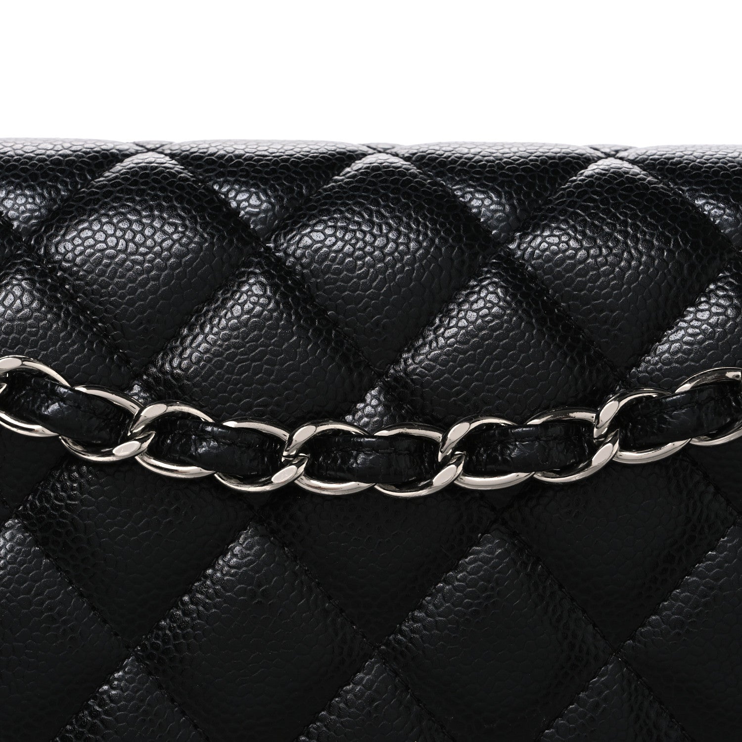 Chanel Caviar Quilted Jumbo Double Flap Black 8 of 10