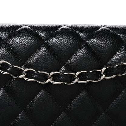 Chanel Caviar Quilted Jumbo Double Flap Black 8 of 10