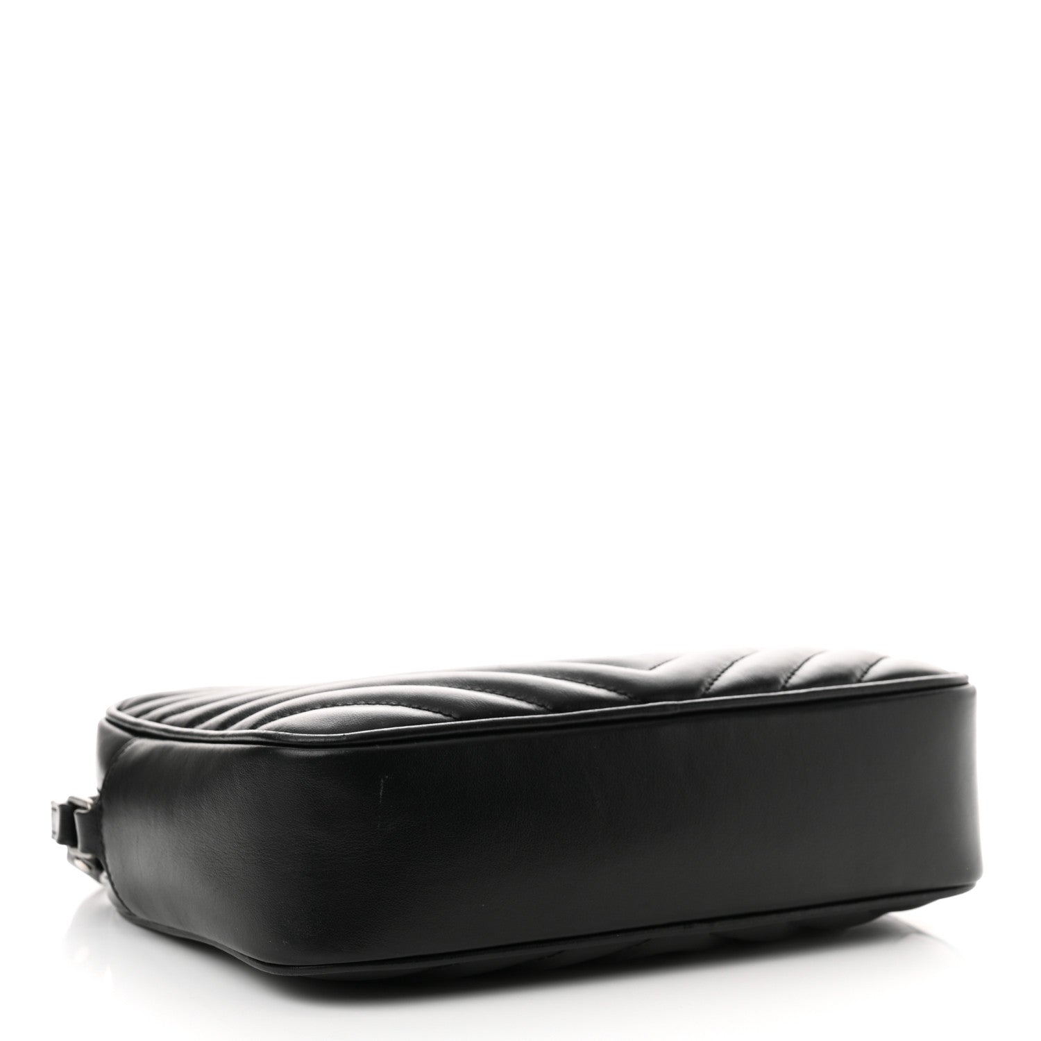 Saint Laurent Calfskin Matelasse Monogram Lou Camera Bag Black 4 of 16