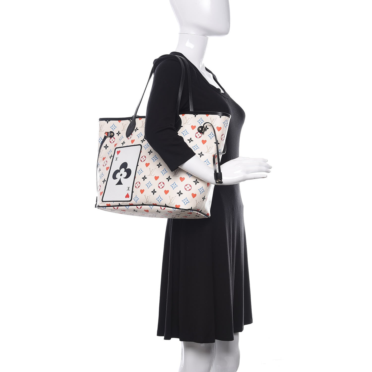 Louis Vuitton Game On Neverfull MM White 2 of 12