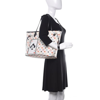 Louis Vuitton Game On Neverfull MM White 2 of 12