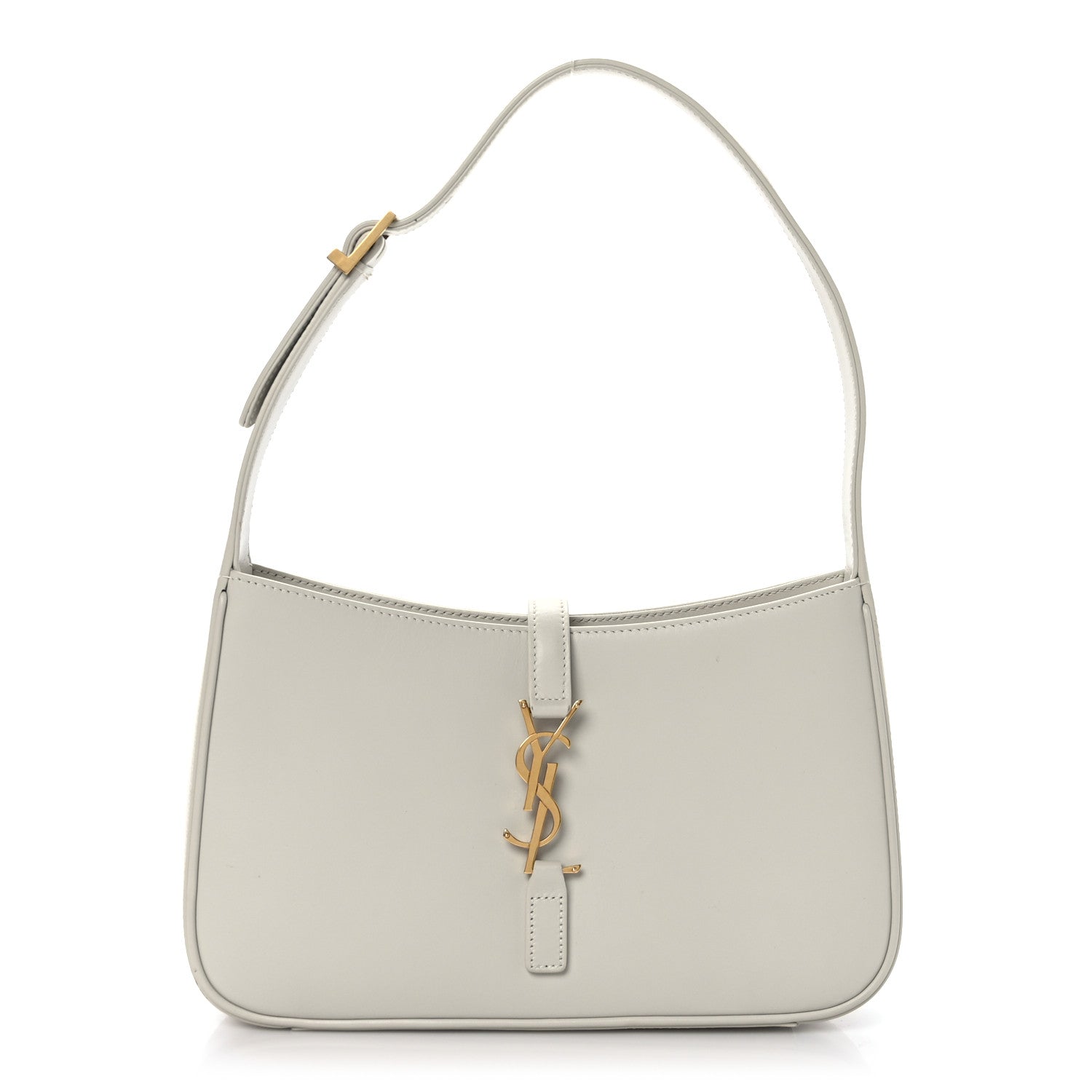 Saint Laurent Smooth Calfskin Le 5 A 7 Hobo Blanc Vintage 1 of 10