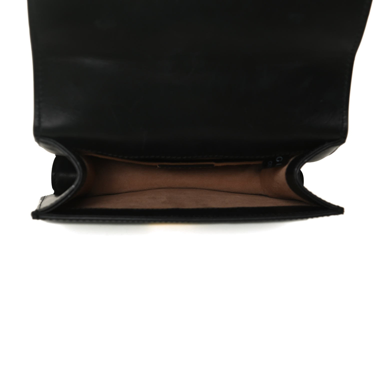 Gucci Calfskin Mini Sylvie Chain Shoulder Bag Black 5 of 13