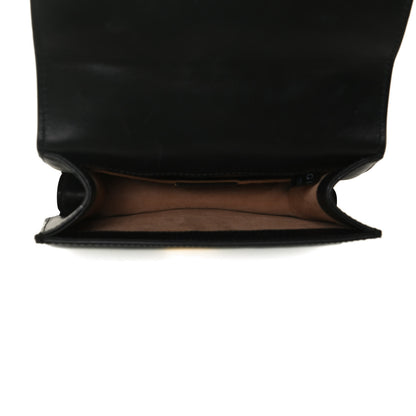 Gucci Calfskin Mini Sylvie Chain Shoulder Bag Black 5 of 13
