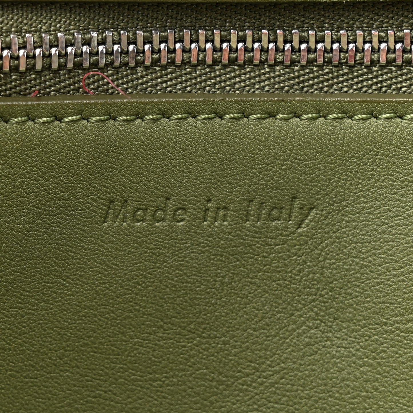 Smooth Calfskin Medium Big Bag Green
