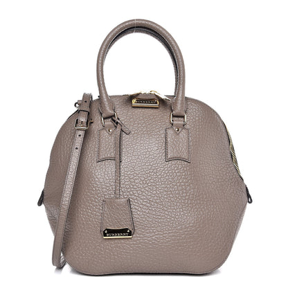 Burberry Heritage Grain Medium Orchard Bowling Bag Pale Taupe 1 of 8