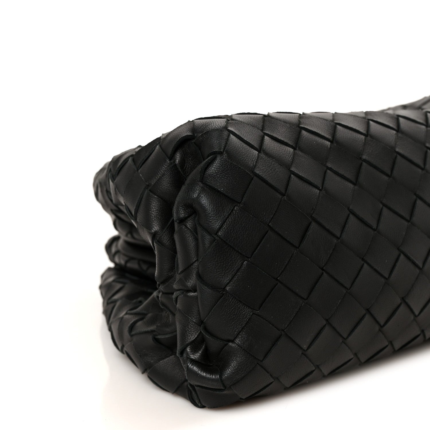 Bottega Veneta Nappa Maxi Intrecciato The Pouch Oversized Clutch Black 10 of 11