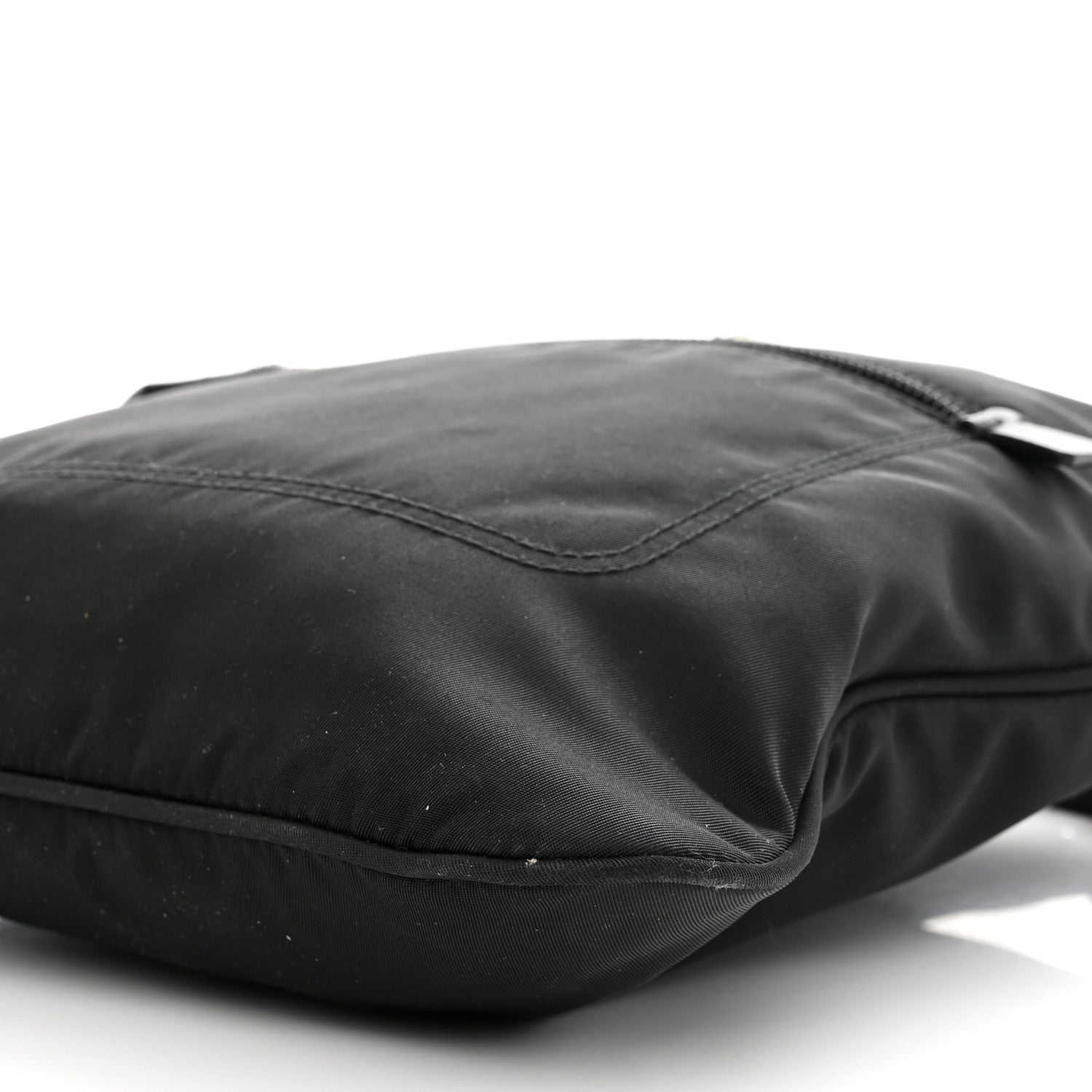 Prada Tessuto Nylon Messenger Bag Black 7 of 8