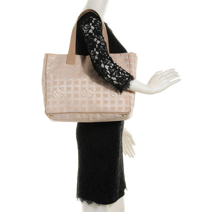 Chanel Nylon Medium Travel Tote Beige 2 of 7