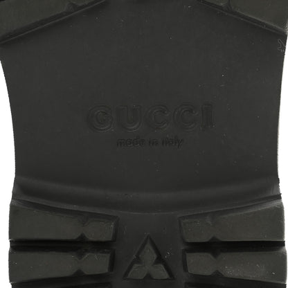 Gucci Rubber GG Monogram Perforated Mens Slip On Sandals 6 Black 7 of 9