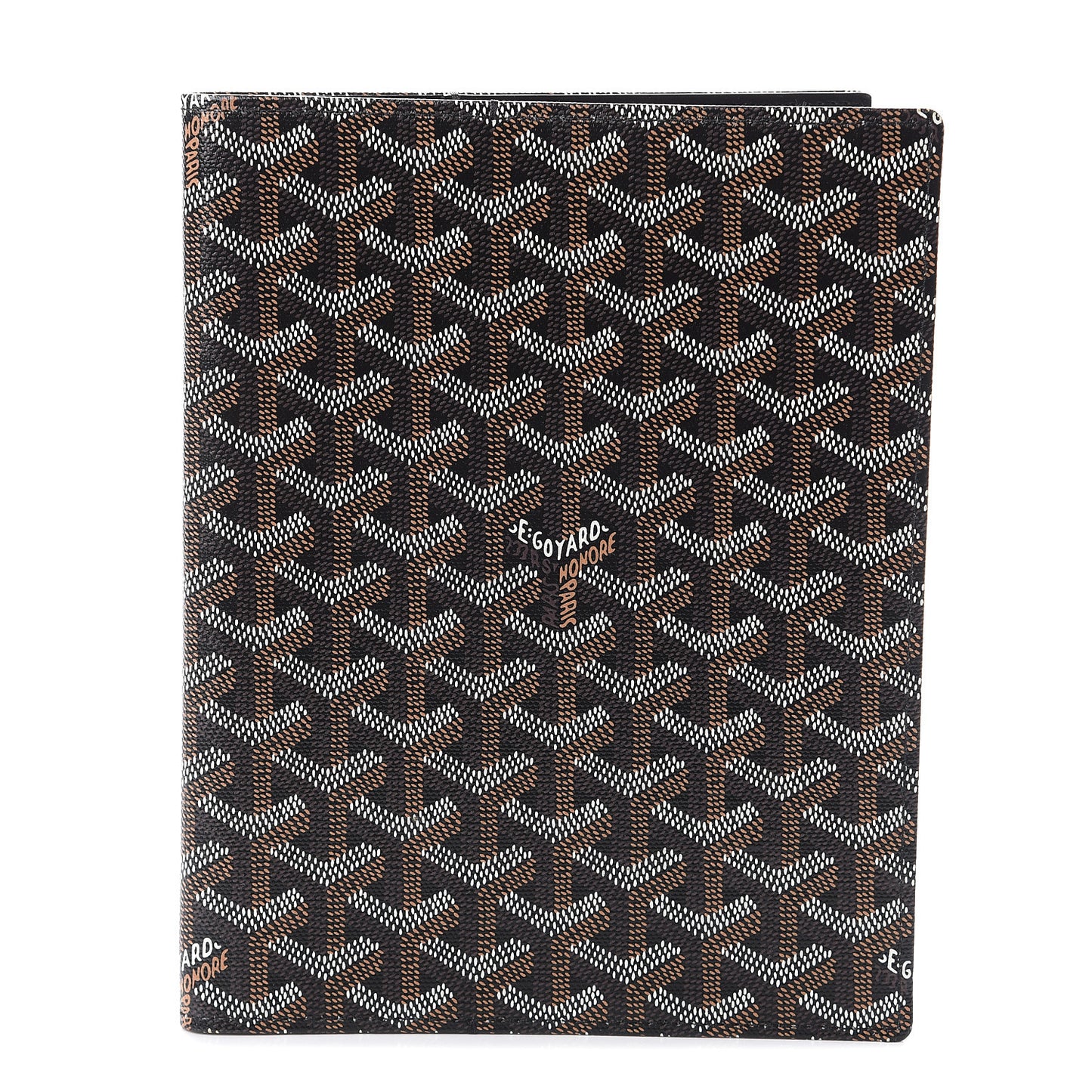 Goyardine Agenda Cover Black