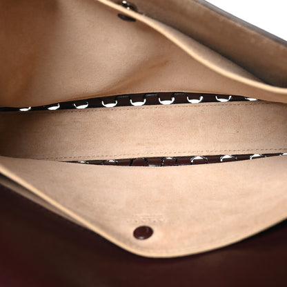 Alaia Buffalo Studded Hinge Flap Bag Almandite 6 of 10