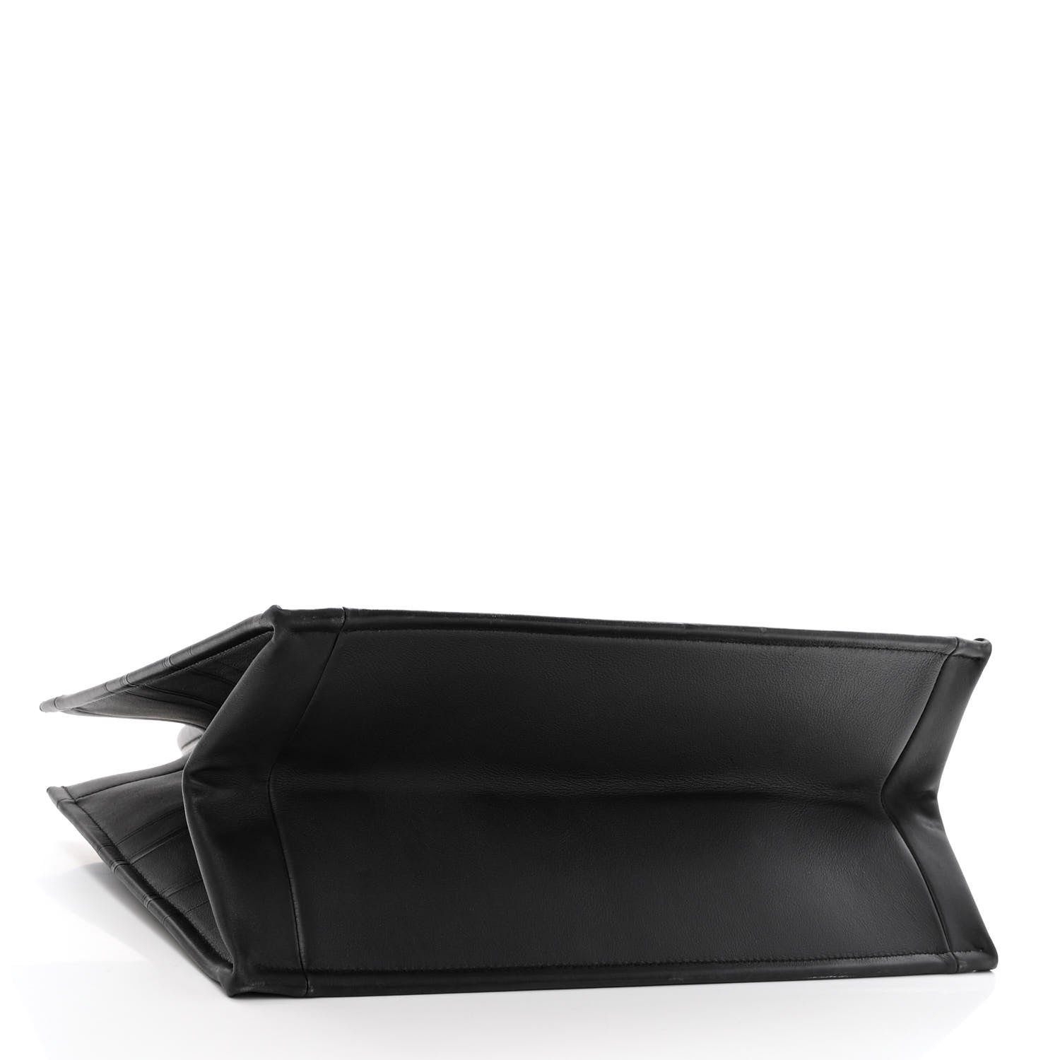Christian Dior Calfskin Embossed Medium Book Tote Black 4 of 9