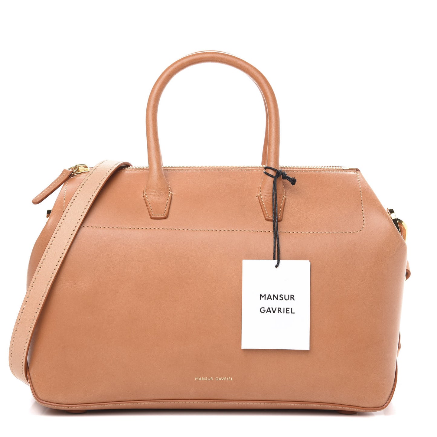 Calfskin Mini Travel Crossbody Bag Cammello Rosa