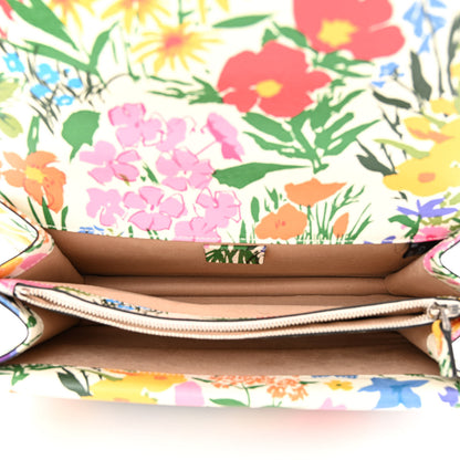 Gucci X KEN SCOTT New Shangai Calfskin Jardin D'Avril Floral Print Small Dionysus Shoulder Bag Ivory Pink 5 of 10