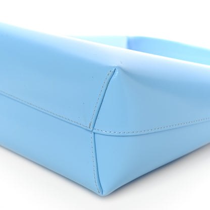 Mansur Gavriel Polished Calfskin Mini Candy Bag Light Blue 9 of 10