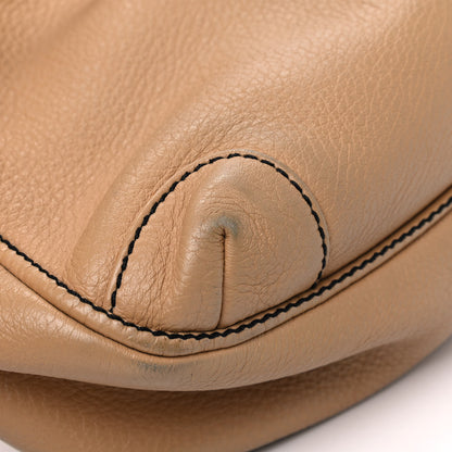 Chanel Grained Calfskin Tassel Hobo Beige 7 of 13