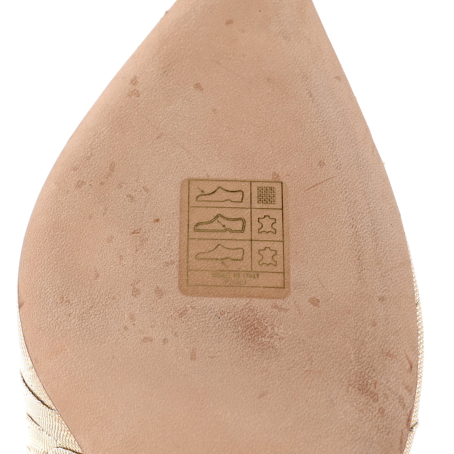 Metallic Lame Anouk 120 Pumps 36 Gold