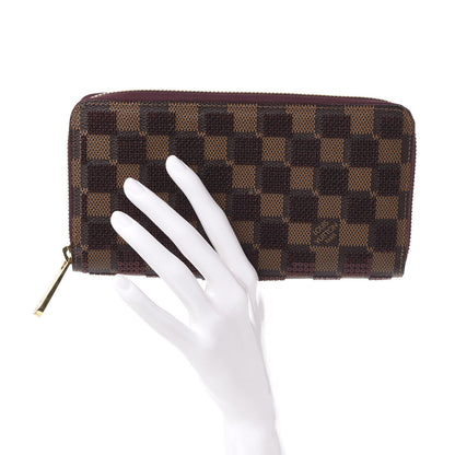 Louis Vuitton Damier Paillettes Zippy Wallet Red 2 of 7