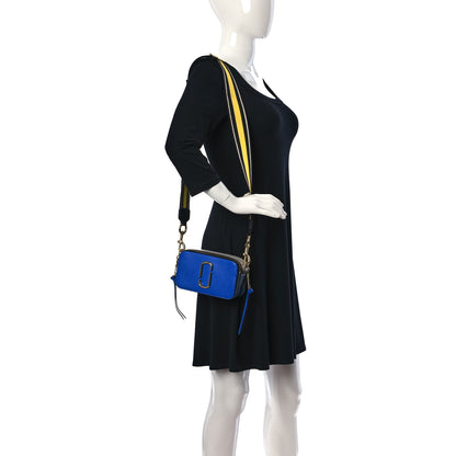Marc Jacobs Saffiano Small Snapshot Camera Bag Blue Multi 2 of 10