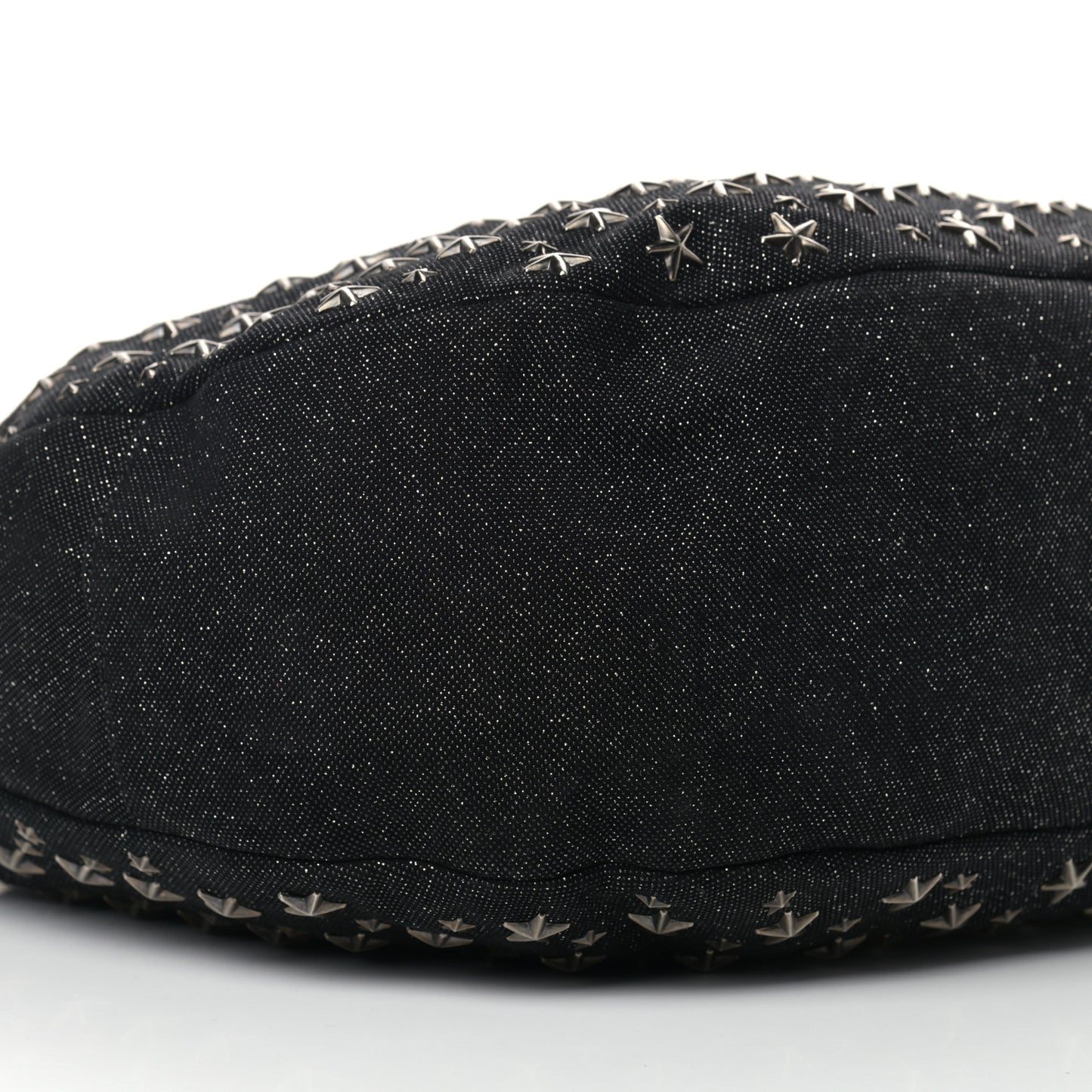 Glitter Canvas Star Studded Solar Sky Hobo Black