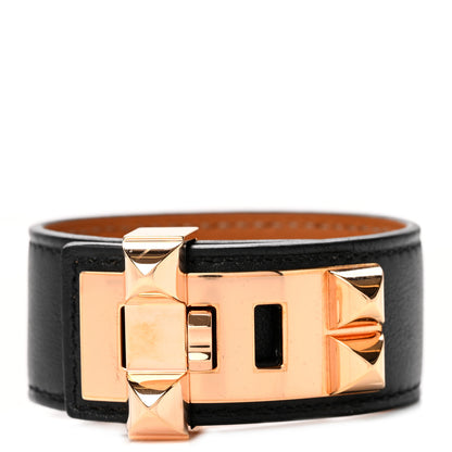 Hermes Swift Collier de Chien CDC 24 Bracelet T1 Black 1 of 7