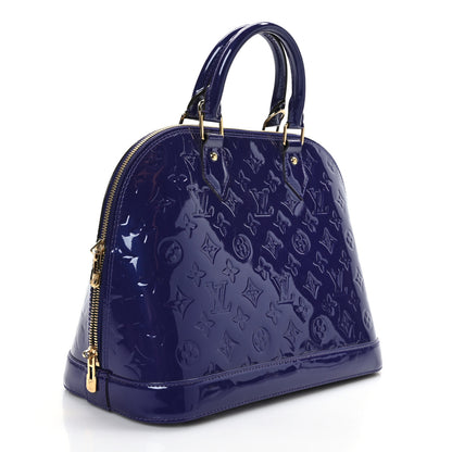 Louis Vuitton Vernis Alma PM Blueberry 3 of 10