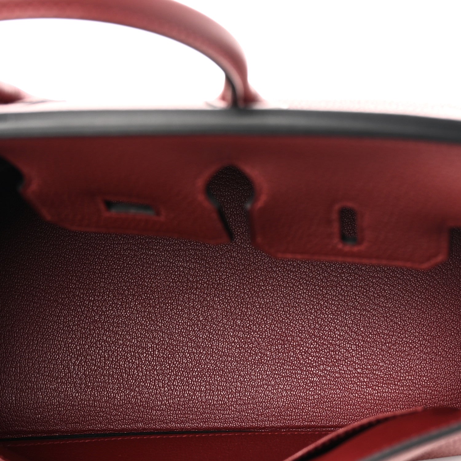 Hermes Togo Birkin 25 Rouge H 5 of 11