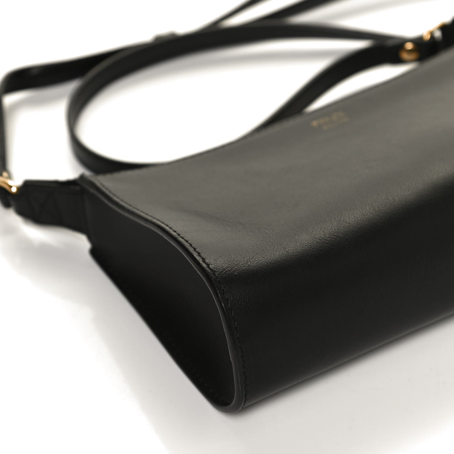 Vitello Baltico Mini Pouch Crossbody Pouch Black