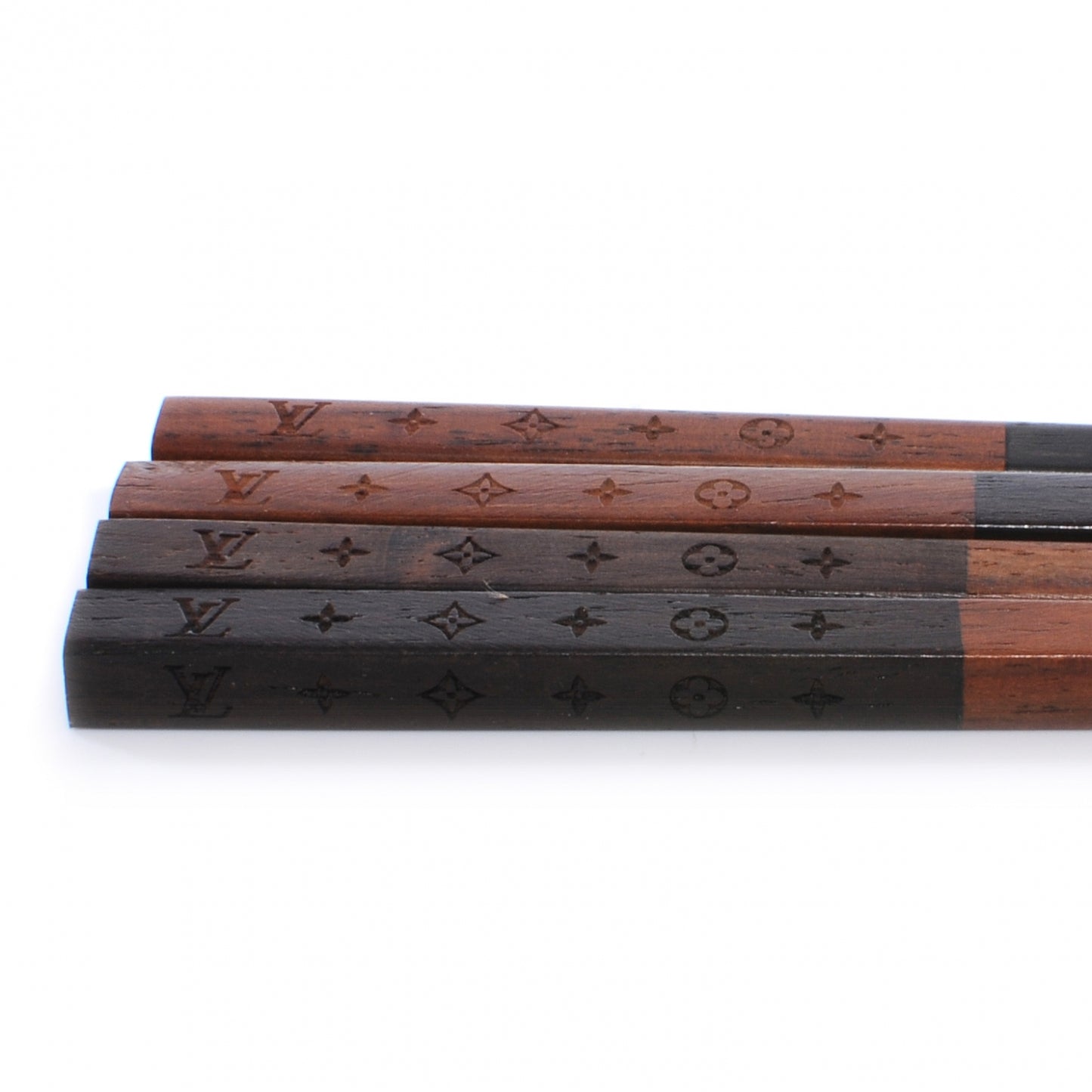Rosewood Monogram Chopsticks VIP w Case