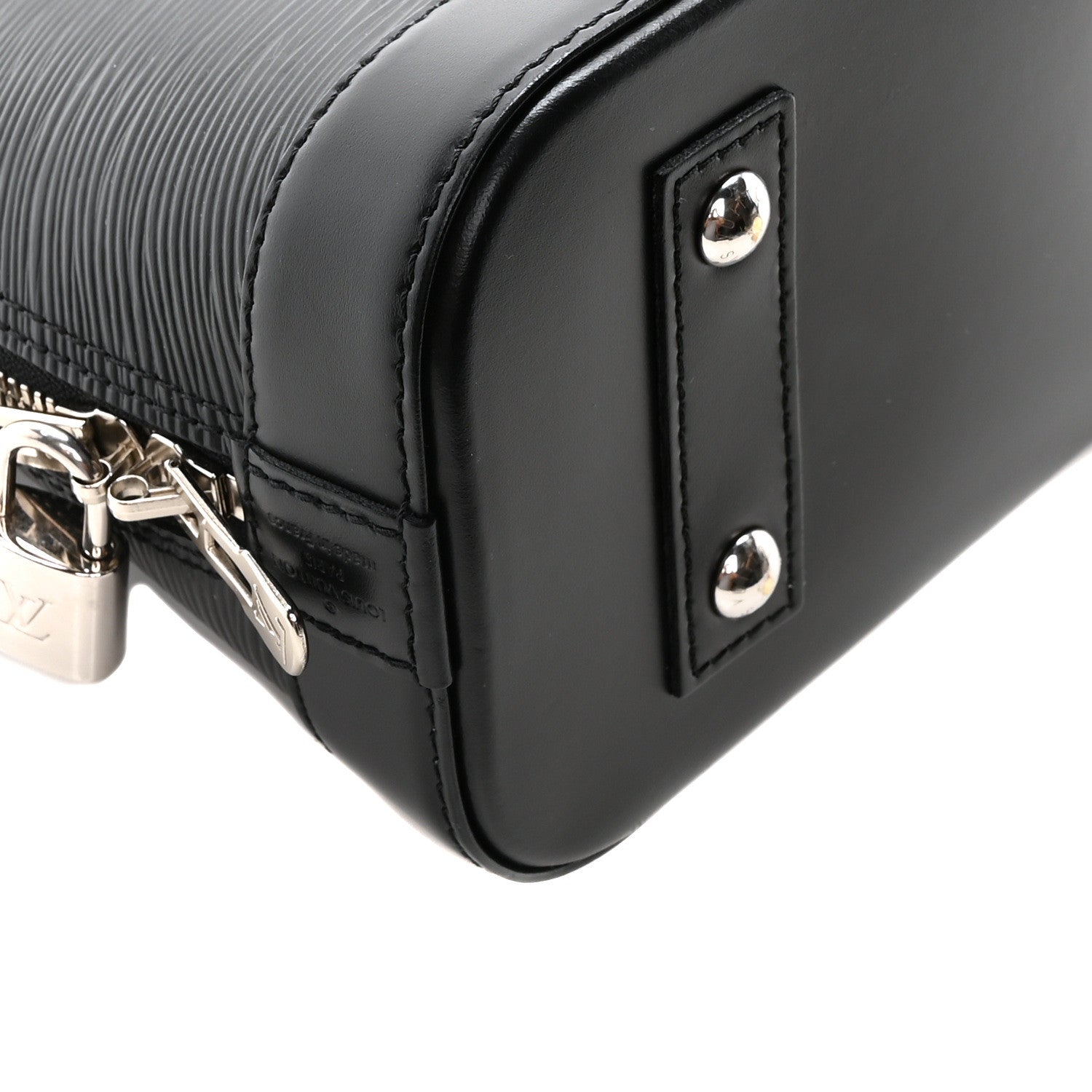 Louis Vuitton Epi Alma BB Black 8 of 9