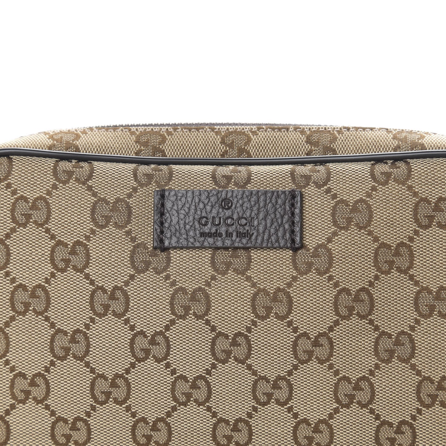 Monogram Belt Bag Dark Brown