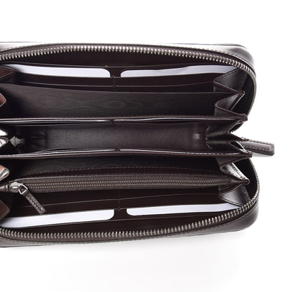 Gucci Guccissima Large Zip Around Wallet Chocolate 5 of 8