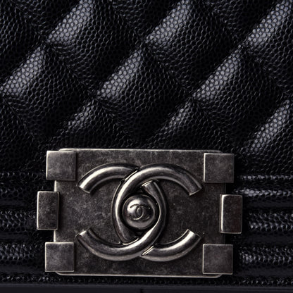 Chanel Caviar Quilted New Medium Boy Flap Black 4 of 4