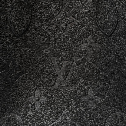 Louis Vuitton Empreinte Monogram Giant Neverfull MM Black 7 of 11
