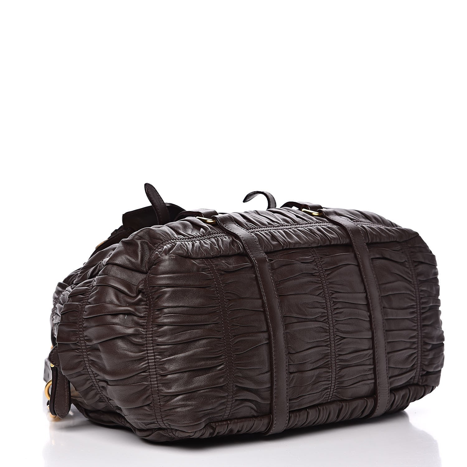 Prada Nappa Gaufre Dome Satchel Caffe 4 of 12