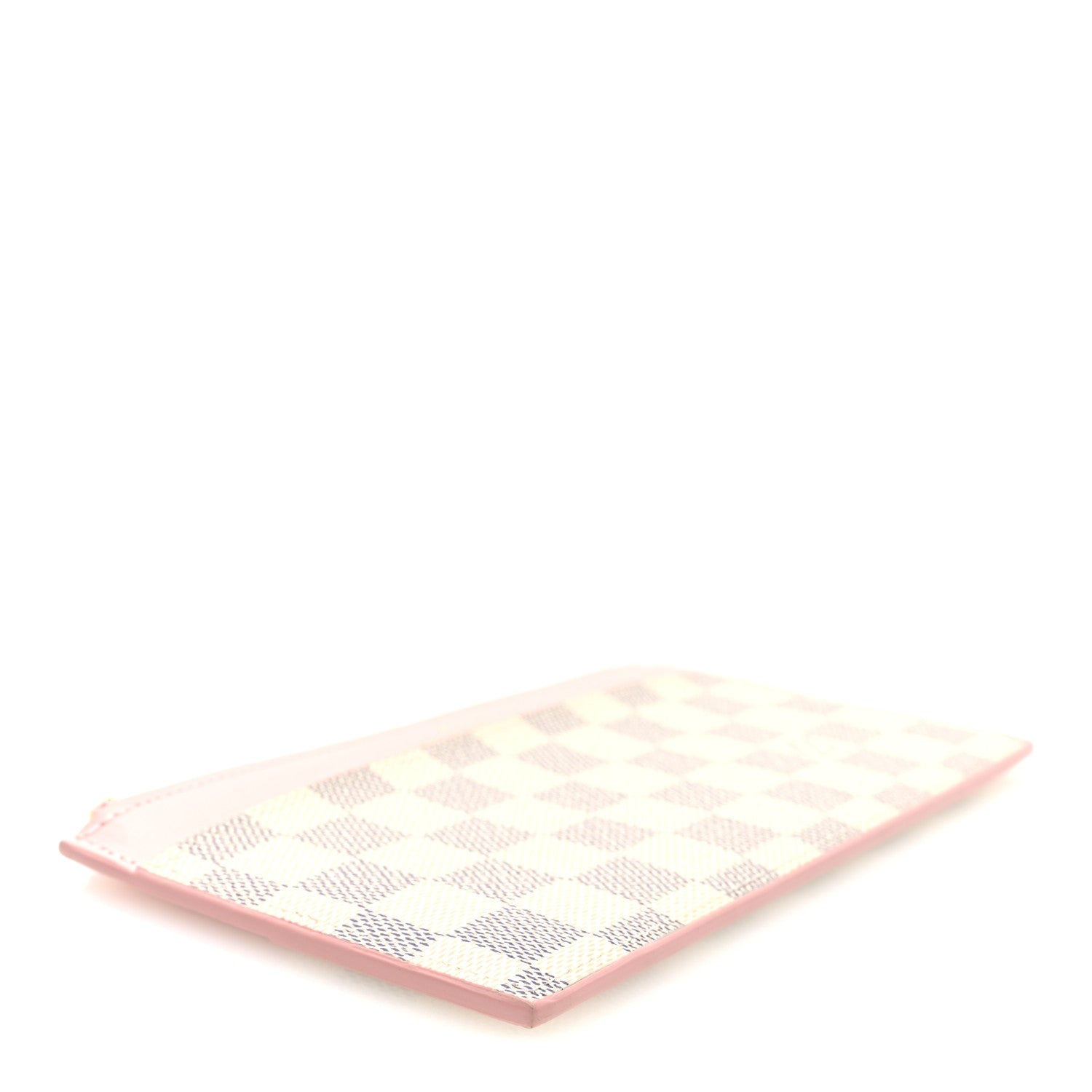 Louis Vuitton Damier Azur Slim Purse Rose Ballerine 4 of 6