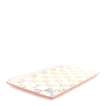 Louis Vuitton Damier Azur Slim Purse Rose Ballerine 4 of 6